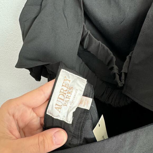 NEW NWT Francesca’s Luciana Strapless Elastic Back Wide Leg Jumpsuit Black XL - Picture 12 of 13